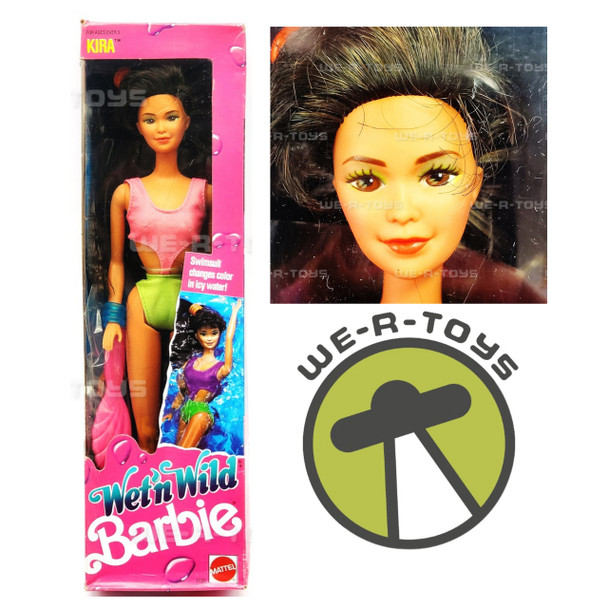 Barbie Wet 'N Wild Kira Doll Mattel 1989 No. 4120 NRFB