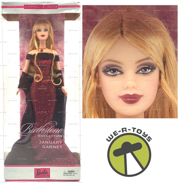 Barbie Birthstone Collection January Garnet Doll 2002 Mattel #B3409