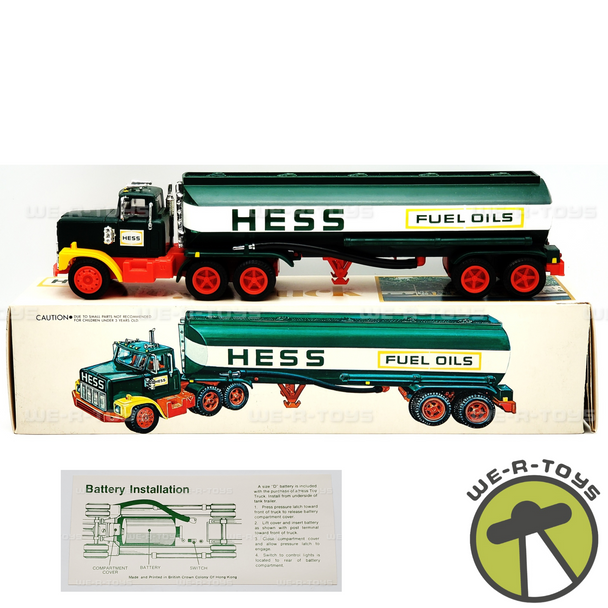 1977 Hess Fuel Oil Tanker Red Switch USED