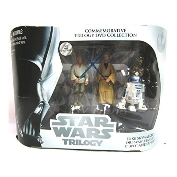 Star Wars Wal-mart Exclusive Commemorative Star Wars Trilogy 4-pack Luke, Ben, C-3PO & R2