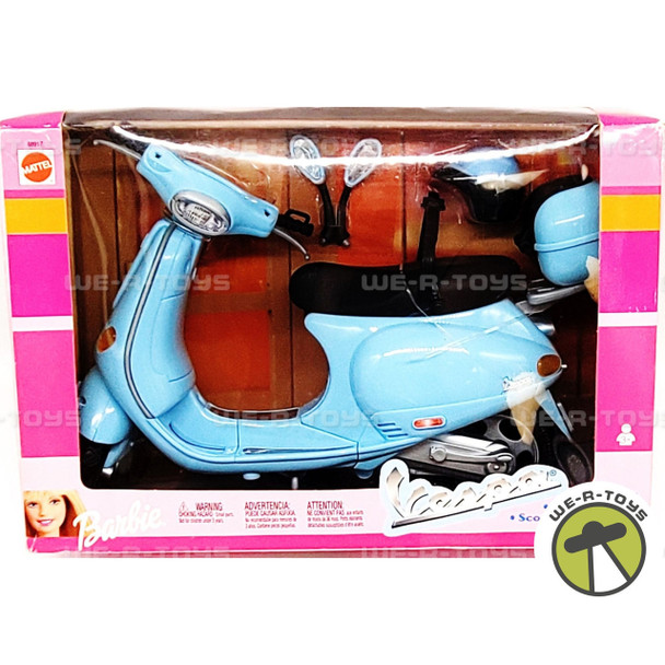 Barbie Vespa Scooter 2002 Mattel #88917 NIB