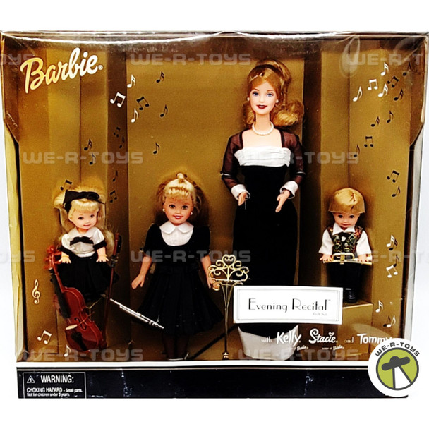 Barbie Evening Recital Gift Set with Kelly Stacie and Tommy Dolls 2000 Mattel