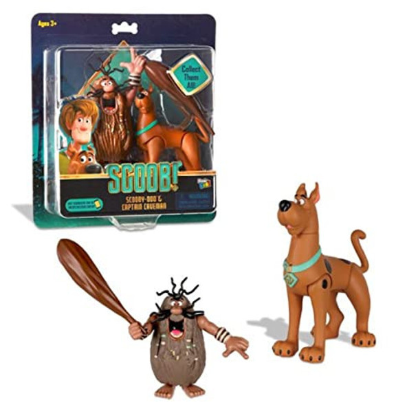 Scooby Doo Scoob! 6" Action Figures 2 Pack - Scooby Doo and Captain Caveman