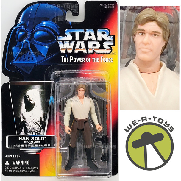 Star Wars The Power of the Force Red Card Han Solo Action Figure Kenner 1996