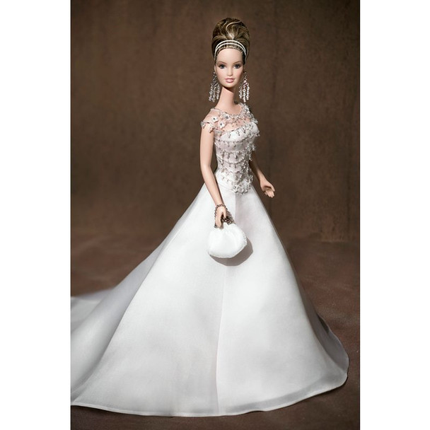 Badgley Mischka Bride Barbie Doll Limited Edition Gold Label Mattel B8946