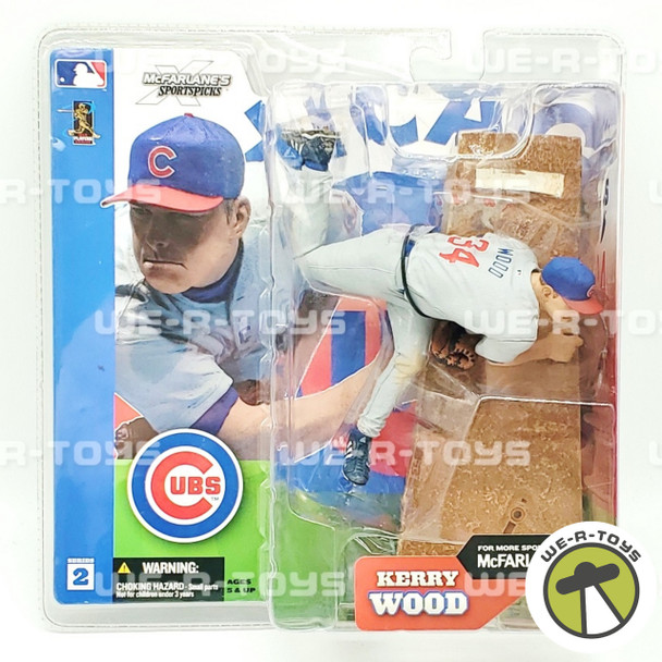 MLB Kerry Wood Cubs Action Figure McFarlane's Sportspicks 2002 NRFB