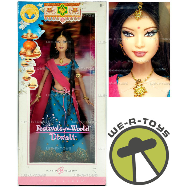 Diwali Festivals Of The World Barbie Doll 2006 Mattel J0946