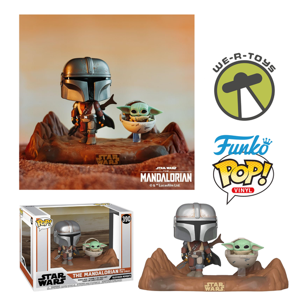 Funko Pop! Star Wars TV Moments 390 The Mandalorian with The Child 2020