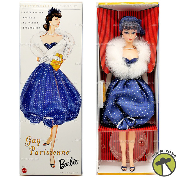 Gay Parisienne Barbie 1959 Doll Reproduction 2002 Mattel 57610