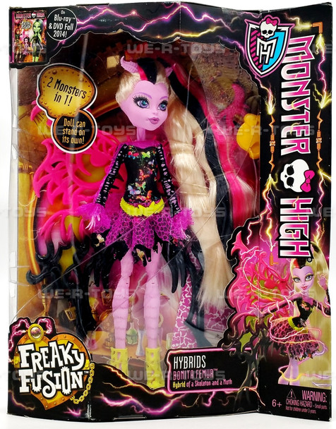 Monster High Freaky Fusion Bonita Femur Doll 2013 Mattel CBG63