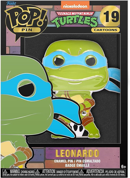 Funko Pop! Pin: Teenage Mutant Ninja Turtles - Leonardo, Glow in The Dark