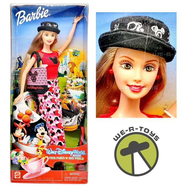 Walt Disney World Barbie Four Parks One World 2002 Mattel 56144