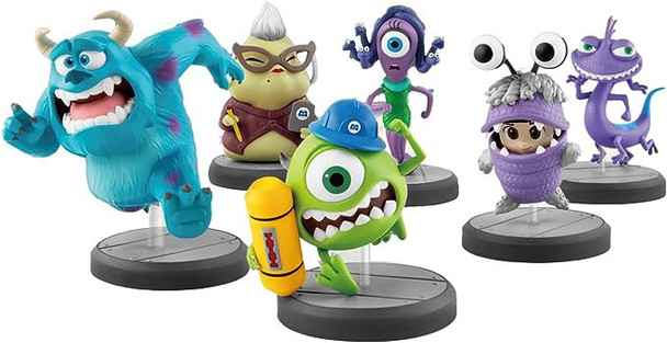 Disney Pixar Beast Kingdom Monsters Inc.: MEA-039 Mini Egg Attack 6-Piece Figure Set