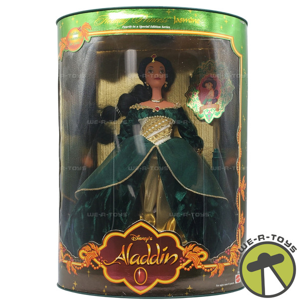 Disney Aladdin Holiday Princess Jasmine Doll 1999 Mattel 22092