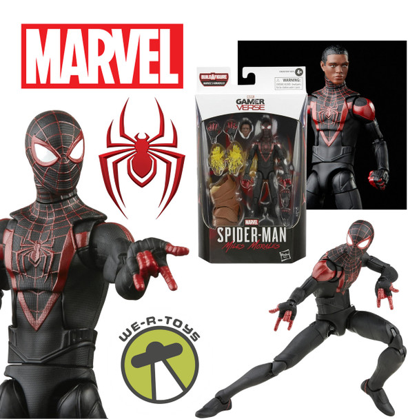 Marvel Legends Series Gamerverse Spider-Man Miles Morales 6" Figure Hasbro 2021