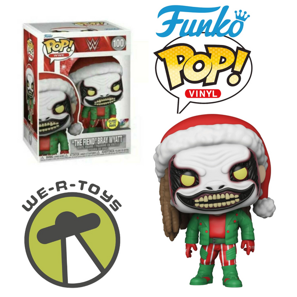 Funko Pop! WWE The Fiend Holiday Glow Vinyl Figure 100 Walmart Exclusive