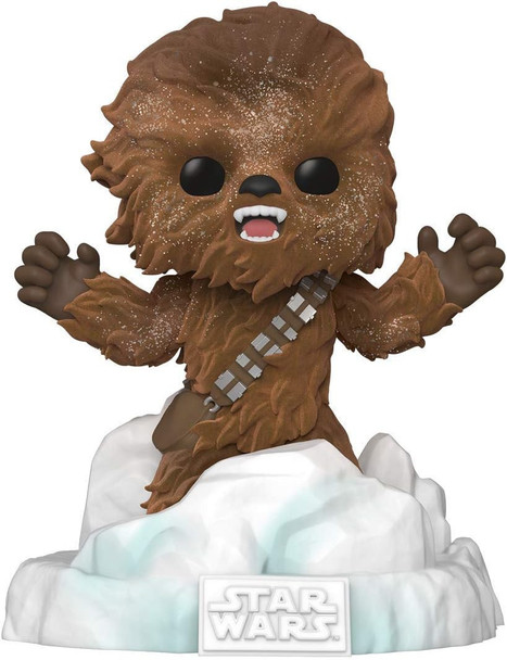 Star Wars Funko Pop! Deluxe Star Wars Battle at Echo Base #374 Chewbacca Flocked Figure