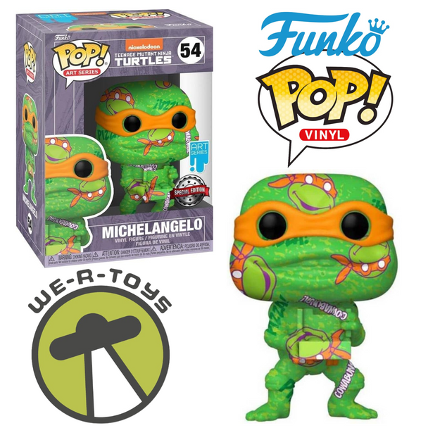 Funko Pop Art Series 54 Teenage Mutant Ninja Turtles Michelangelo Vinyl Figure