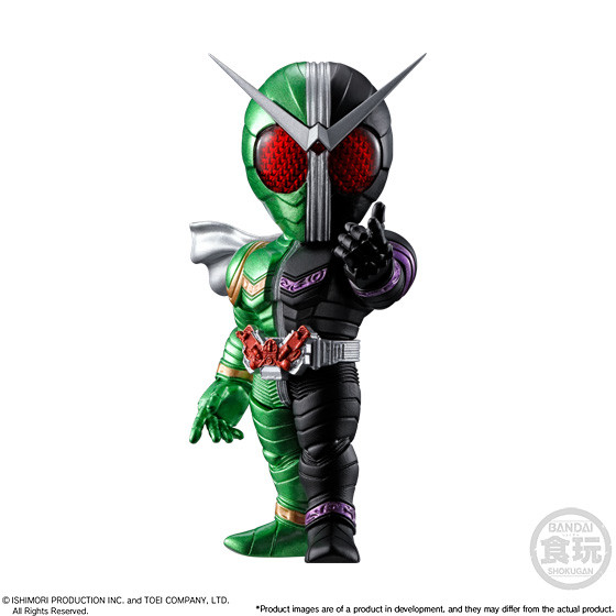 Converge Motion Kamen Rider W Cyclone Joker Mini Figure #02 Ban Dai NEW