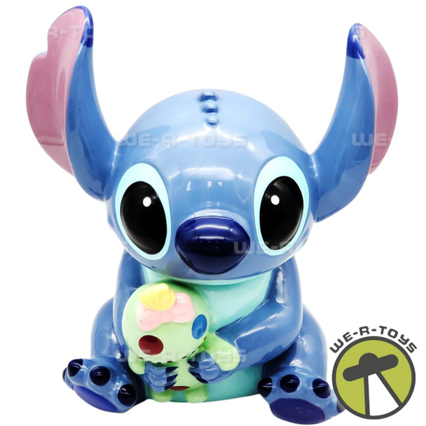 Disney Lilo & Stitch Ceramic Stitch Cookie Jar by Enesco USED