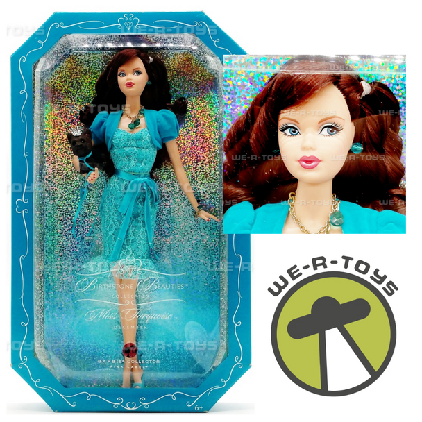 Miss Turquoise Barbie Doll December Birthstone Beauties 2007 Mattel K8701 NEW
