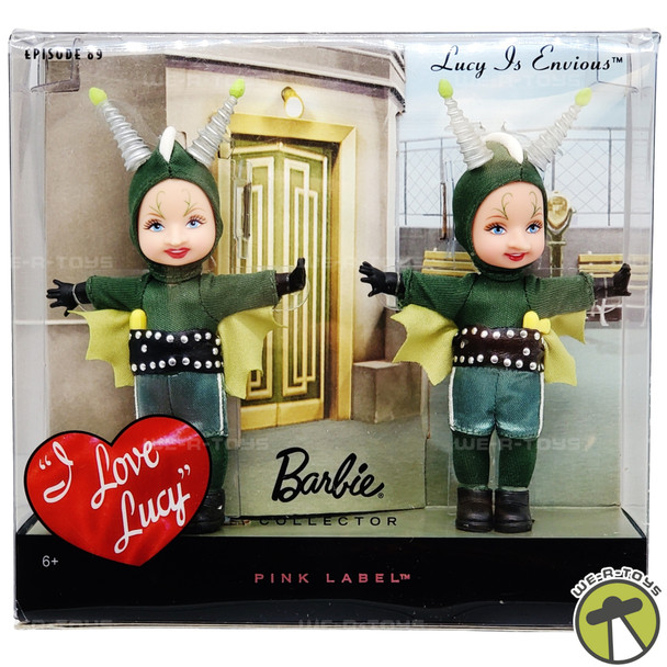 Barbie I Love Lucy Kelly Dolls Lucy Is Envious Pink Label Mattel R4519 NEW