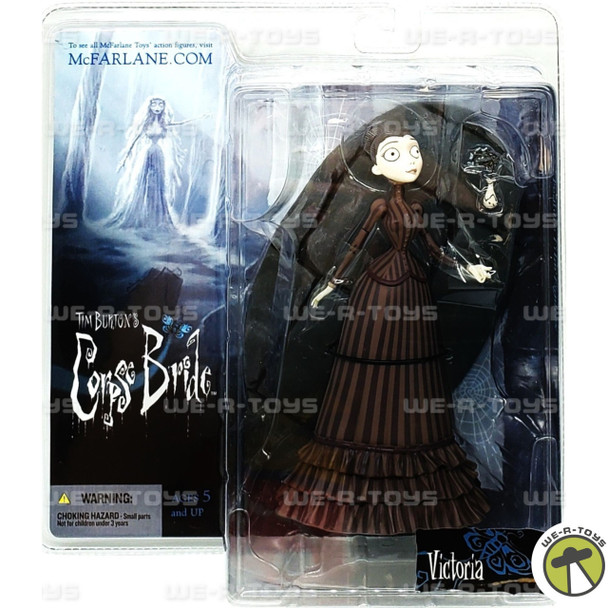 Corpse Bride Tim Burton's Corpse Bride Series 1 Victoria Action Figure 2005 McFarlane NEW
