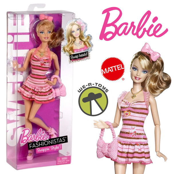 Barbie Fashionistas Swappin' Styles! Sweetie Doll 2010 Mattel T7415