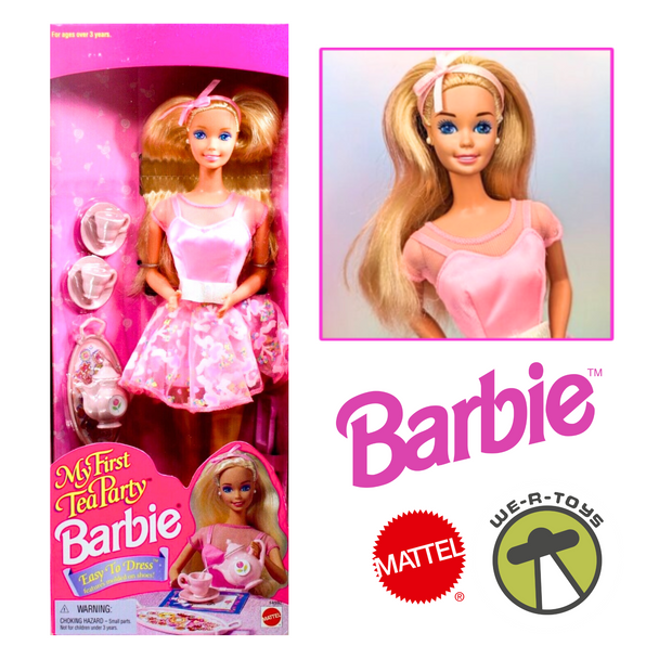 My First Tea Party Barbie Doll Easy to Dress 1995 Mattel 14592
