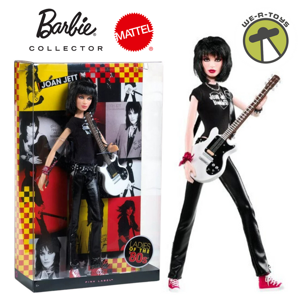 Barbie Collector Joan Jett Ladies of the '80s Doll Pink Label 2009 Mattel R4461