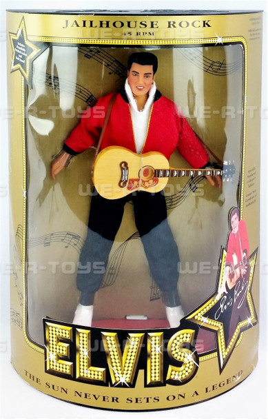 Elvis The Sun Never Sets on a Legend Elvis Jailhouse Rock Doll 1993 Hasbro 9146