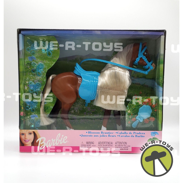 Barbie Blossom Beauties Horse Doll W/ Accs. 2002 Mattel #67022 NRFB