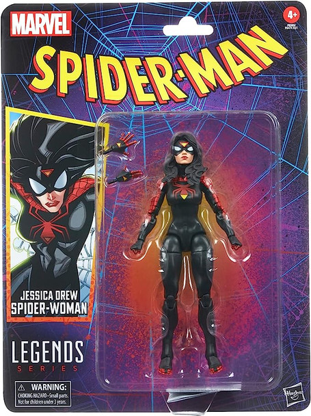 Marvel Legends Series Jessica Drew Spider-Woman, Spider-Man Legends 6 " Figure