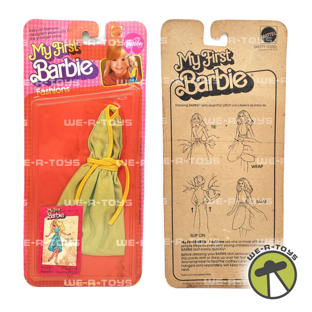 My First Barbie Fashions Heather O'Rourke Doll Dress 1980 Mattel #1910 NRFB