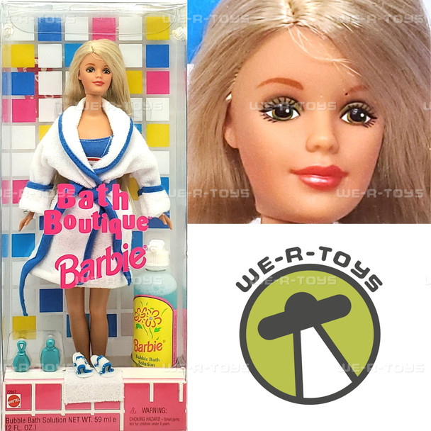 Bath Boutique Barbie Doll with Bubble Bath 1998 Mattel 22357