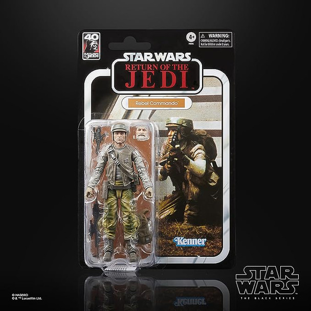 STAR WARS The Black Series Rebel Trooper (Endor) ROTJ Collectible 6" Figure