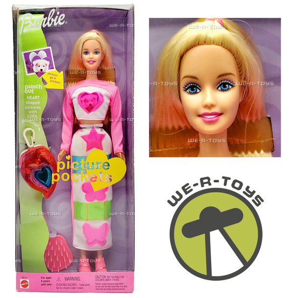 Picture Pockets Barbie Doll 2000 Mattel 28701
