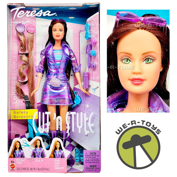 Barbie Teresa Cut 'n Style Doll 2002 Mattel 56893