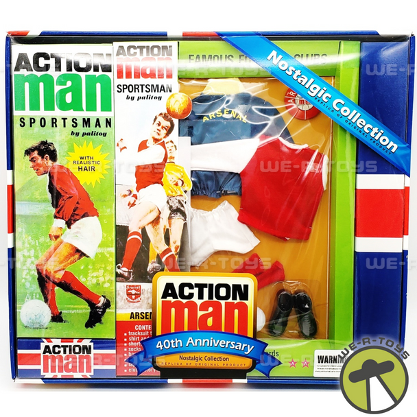 Action Man Sportsman Arsenal Football Figure & Accessories Hasbro 2006 NEW
