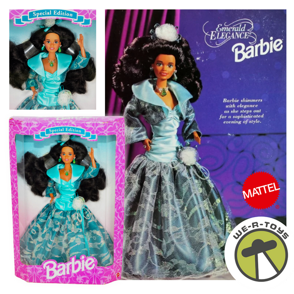 Emerald Elegance Barbie African American Doll Special Edition 1994 Mattel 12323