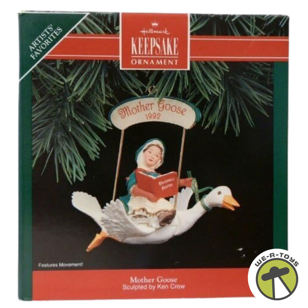 Hallmark Mother Goose Handcrafted Christmas Ornament - Sculpted by Ken Crow