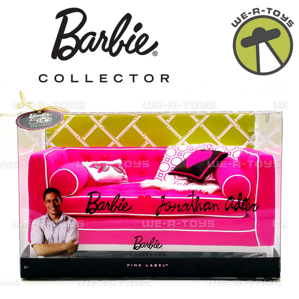 Barbie Collector Pink Label Jonathan Adler Room Pack Sofa 2009 Mattel R4158