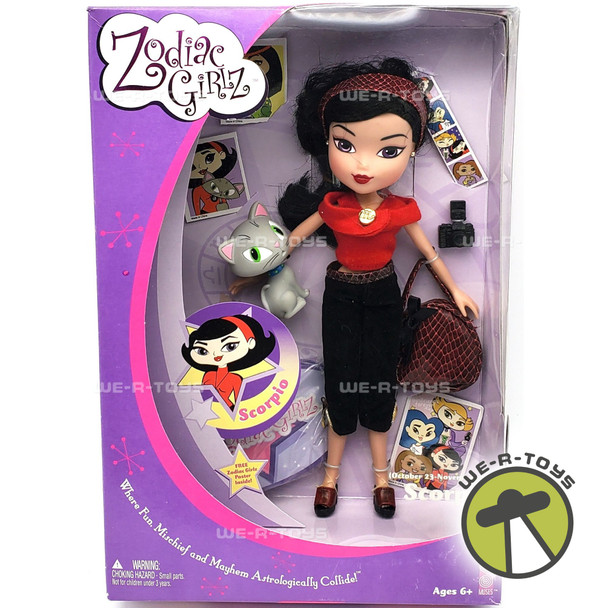Zodiac Girlz 9.5" Doll Scorpio 2003 Integrity Toys 3 Muses #60009 NRFB