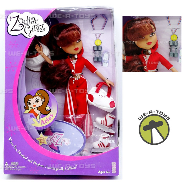 Zodiac Girlz 9.5" Doll Aries 2003 Integrity Toys 3 Muses #60002 NRFB