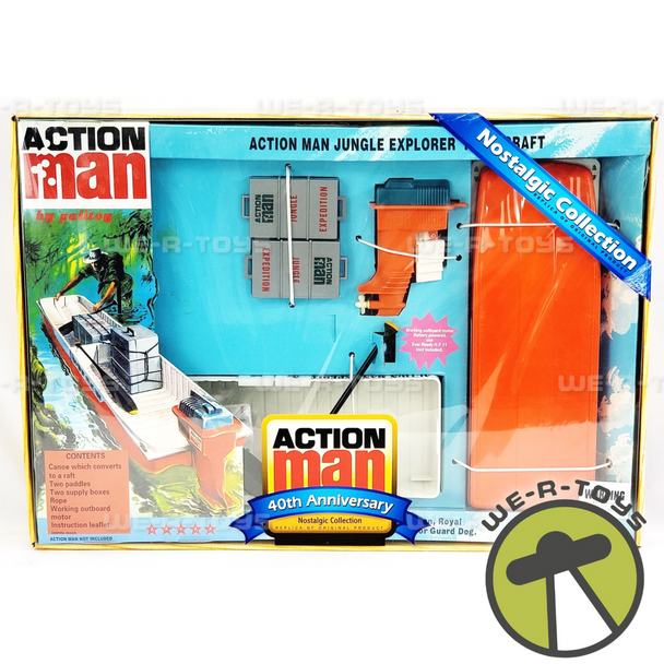 Action Man Jungle Explorer Rivercraft Accessories Set Hasbro 2007 NEW