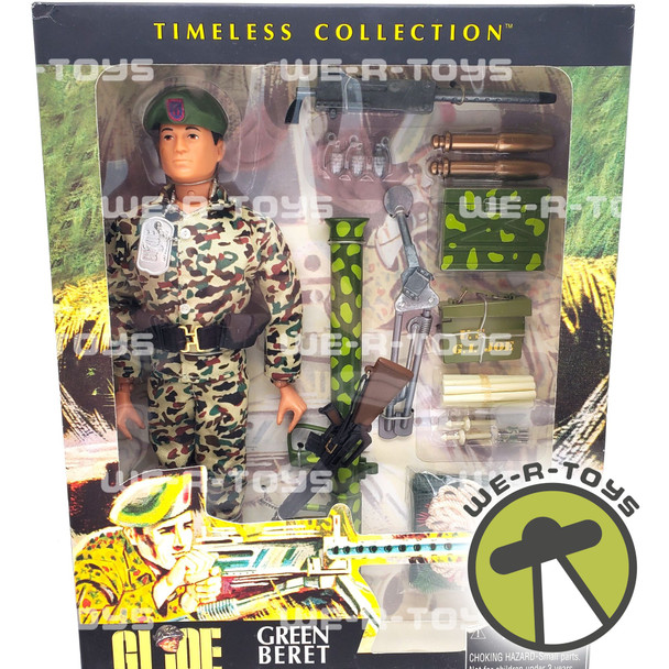 G.I. Joe Timeless Collection 12'' Green Beret Machine Gun Outpost Set NRFB