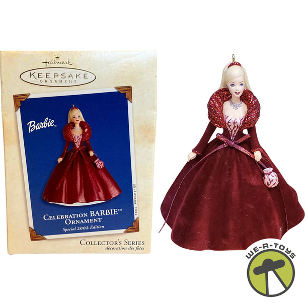 Celebration Barbie Ornament Special 2002 Edition Hallmark Keepsake QXI8163
