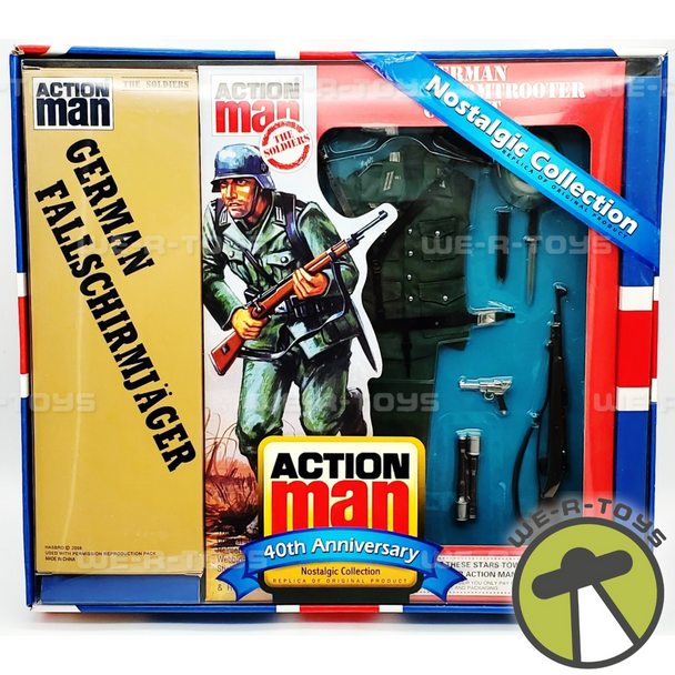 Action Man German Fallschirmjäger Action Figure W/ Stormtrooper Accessories NEW