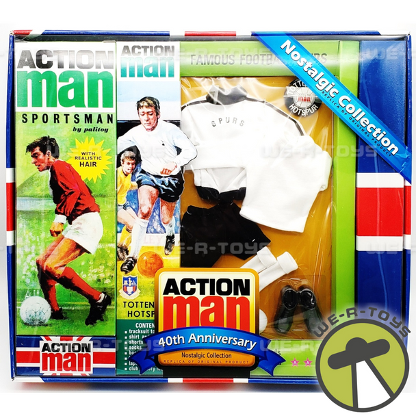 Action Man Sportsman Figure & Tottenham Hotspur Football Accessories 2006 NEW