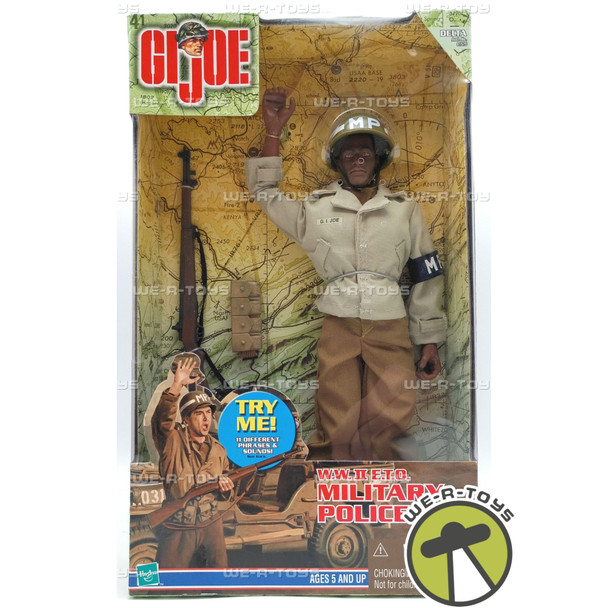 G.I. Joe WWII ETO Military Policeman Action Figure 81591 Hasbro 1999 African Am.